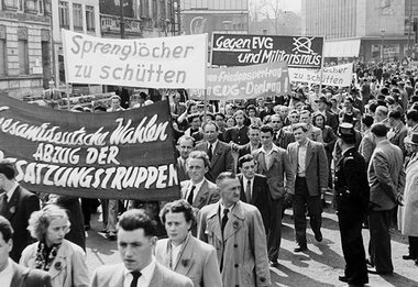 DGB-Kundgebung zum 1.Mai 1955